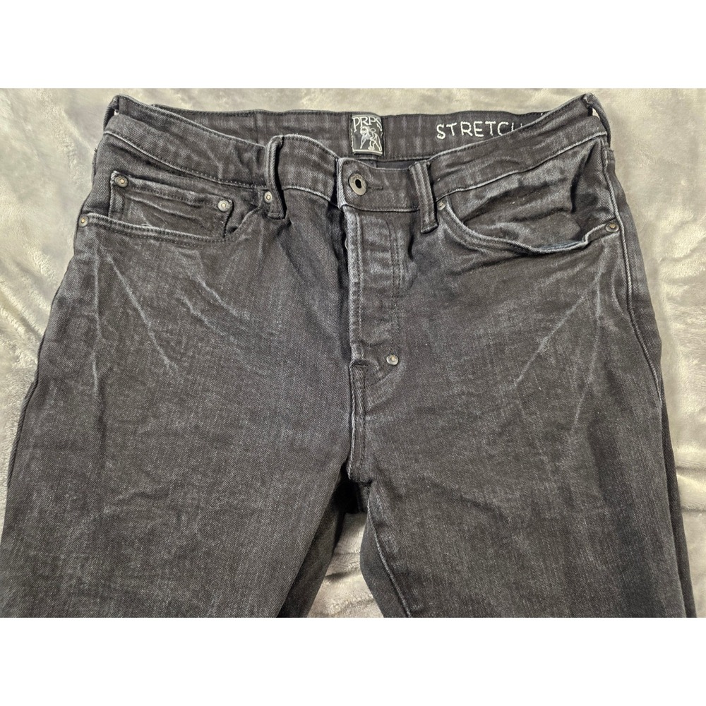 PRPS Cayenne Super Skinny Jeans Mens 32x33‎ Black Stretch Button Fly